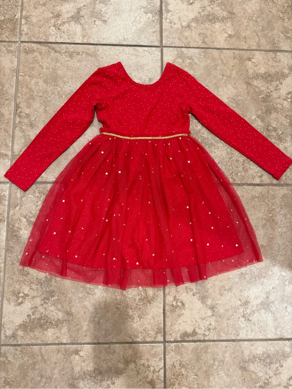 Hanna Andersson Red Tulle Christmas Dress